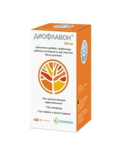 Диофлавон при хронична венозна недостатъчност хемороиди и уморени крака х90 таблетки Danhson