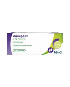 Лимерал 2 мг х30 таблетки Teva
