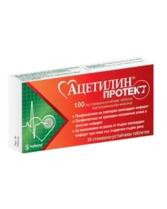Ацетилин Протект 100 мг x30 таблетки Sopharma