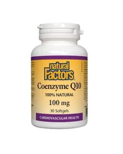 Коензим Q10 100 мг за сърце х30 меки капсули Natural Factors