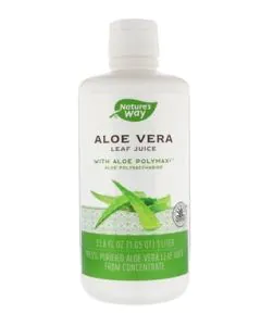 Алое Вера Сок от цели листа за храносмилателна система х1 л Nature's Way