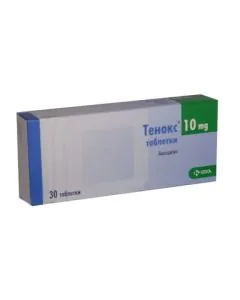 Тенокс 10 мг х30 таблетки KRKA