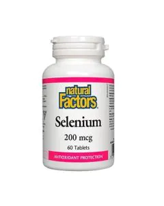 Селен антиоксидант 200 мкг х60 таблетки Natural Factors