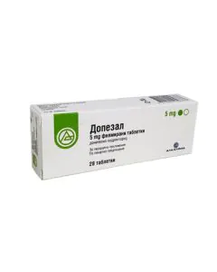 Допезал 5 мг х28 таблетки Alkaloid