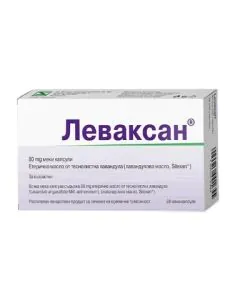 Леваксан при безпокойство и умора 80 мг x28 капсули Dr. Willmar Schwabe
