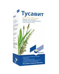 Тусавит Сироп при кашлица х250 г Montavit