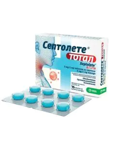 Септолете тотал Таблетки за смучене х16 броя KRKA