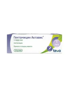 Гентамицин Актавис маз 1 мг/г х15 г Teva