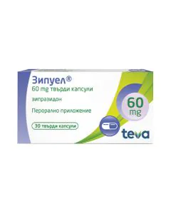 Зипуел 60 мг х30 капсули Teva