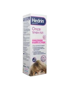 Hedrin Once Течен гел против въшки и гниди х100 мл Ceumed