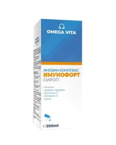 Инозин Комплекс Имунофорт Сироп х200 мл Omega Vita