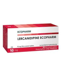 Лерканидипин 10 мг х30 таблетки Ecopharm