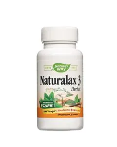 Натуралакс 3 Хербал при запек 410 мг х100 капсули Nature's Way