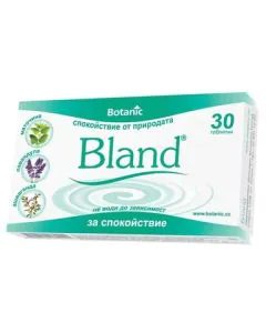 Bland при стрес и безпокойство х30 таблетки Botanic