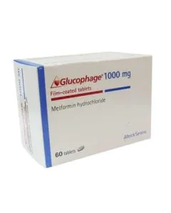 Глюкофаж 1000 мг х60 таблетки Merck