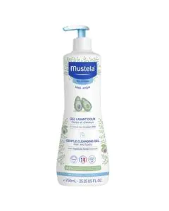 Mustela Нежен измиващ гел за коса и тяло х750 мл