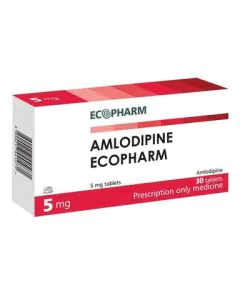 Амлодипин 5 мг х30 таблетки Ecopharm