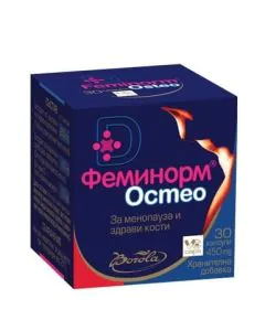 Феминорм Остео за здрави кости при менопауза х30 капсули Borola