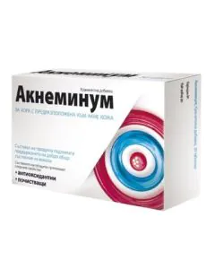 Акнеминум за кожа предразположена към акне x30 таблетки Aflofarm