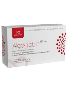 Algoglobin за нормалното кръвообразуване 335 мг х30 капсули