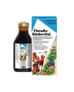 Floradix Kindervital Билков еликсир за деца х250мл