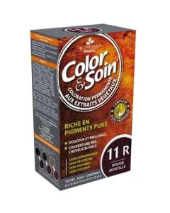3Chenes Color and Soin Боя за коса 11R Боровинково червен цвят