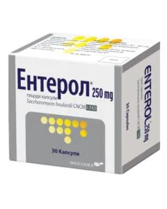 Ентерол 250 мг против диария x30 капсули Biocodex