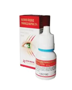 Калиев Йодид Капки за очи 2% х10 мл Unimed Pharma