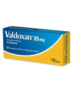 Валдоксан 25 мг х28 таблетки Servier
