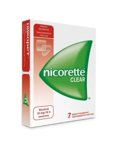 Nicorette Clear Пластир за отказване на цигари 10 мг/16 h x7 бр