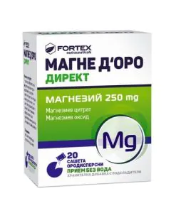 Магне Доро Директ магнезий 250 мг х20 сашета Fortex
