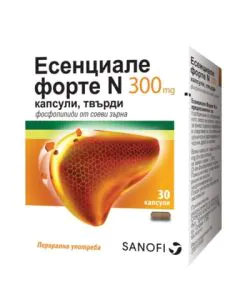Есенциале Форте N за регенериране на чернодробната тъкан 300 мг х30 капсули Sanofi