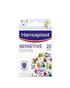 Hansaplast Sensitive Пластири за деца с животни х20 бр