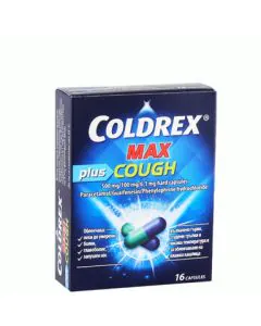 Coldrex Max Plus Cough при грип и настинка х16 капсули