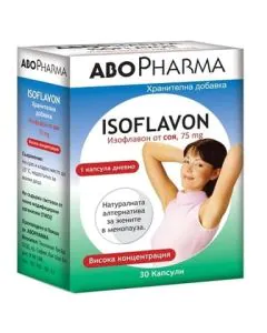 Isoflavon При менопауза 75 мг х30 капсули Abopharma