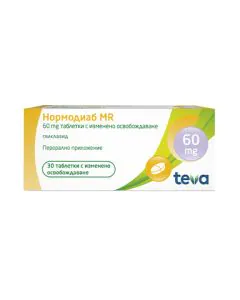 Нормодиаб MR 60 мг х30 таблетки Teva