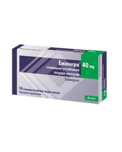 Еманера 40 мг х14 капсули KRKA