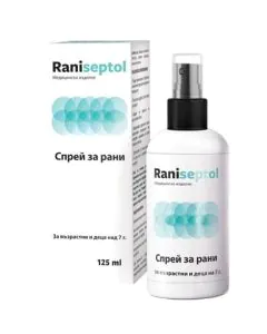 Raniseptol Спрей за рани х125 мл Naturprodukt