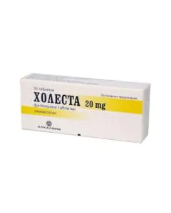 Холеста 20 мг х30 таблетки Alkaloid
