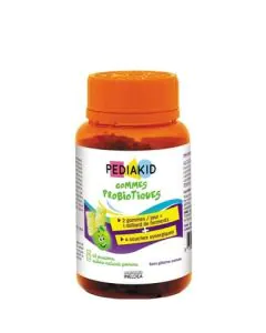Pediakid Gommes Пробиотик за деца с 4 вида млечнокисели бактерии x60 дъвчащи мечета