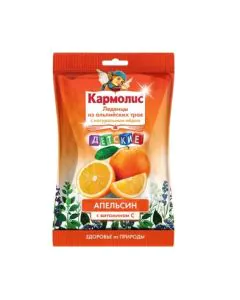 Кармолис Бонбони с мед и витамин C с вкус на портокал х75 г Sevex Pharma
