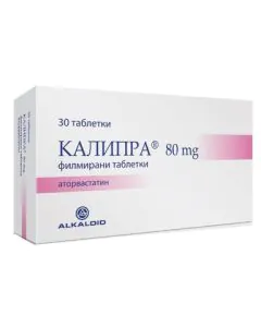 Калипра 80 мг х30 таблетки Alkaloid