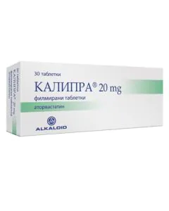 Калипра 20 мг х30 таблетки Alkaloid