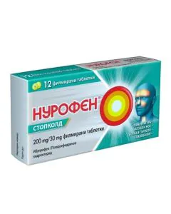 Нурофен Стопколд 200 мг х12 таблетки
