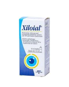 Xiloial Овлажняващи капки за очи 2% х10 мл Naturpharma