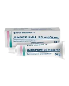 Даверцин гел 25 мг/г х30 г Polfa