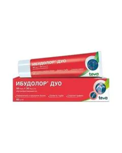 Ибудолор Дуо гел х60 г Teva
