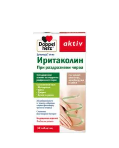 Doppelherz aktiv Иритаколин при раздразнени черва х30 таблетки