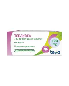 Теваквел 100 мг х60 таблетки Teva