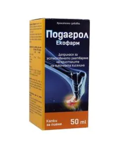 Подагрол Капки за пиене при подагрични кризи х50 мл